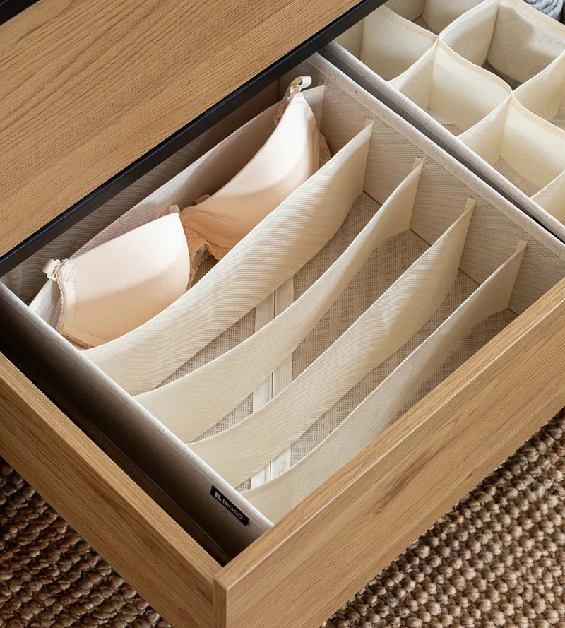 SOFT ll Organizer Beige - 6 Fächer breit