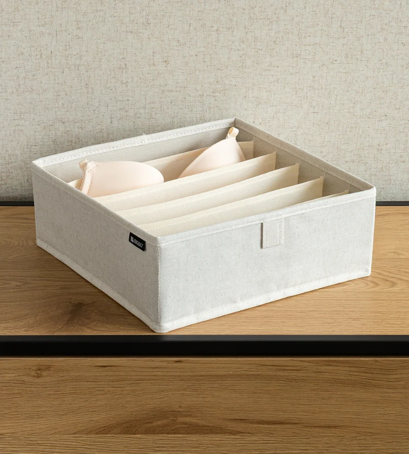 SOFT ll Organizer Beige - 6 Fächer breit