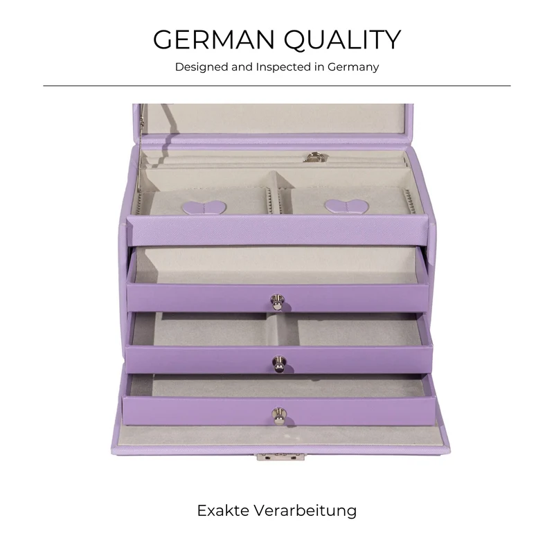 JOLIE Schmuckkästchen in Kreuznarben Optik