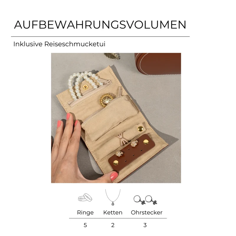 CORDOBA Schmuckkasten aus Leder