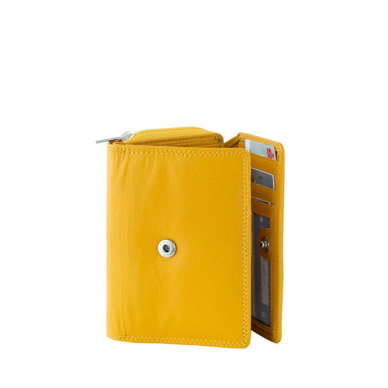 BOHO Damen Geldbörse Leder RFID