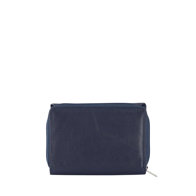 BOHO Damen Geldbörse Leder RFID