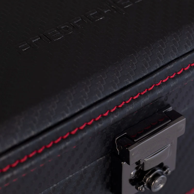 CARBON Uhrenbox für 4 Uhren (auch große Uhren)