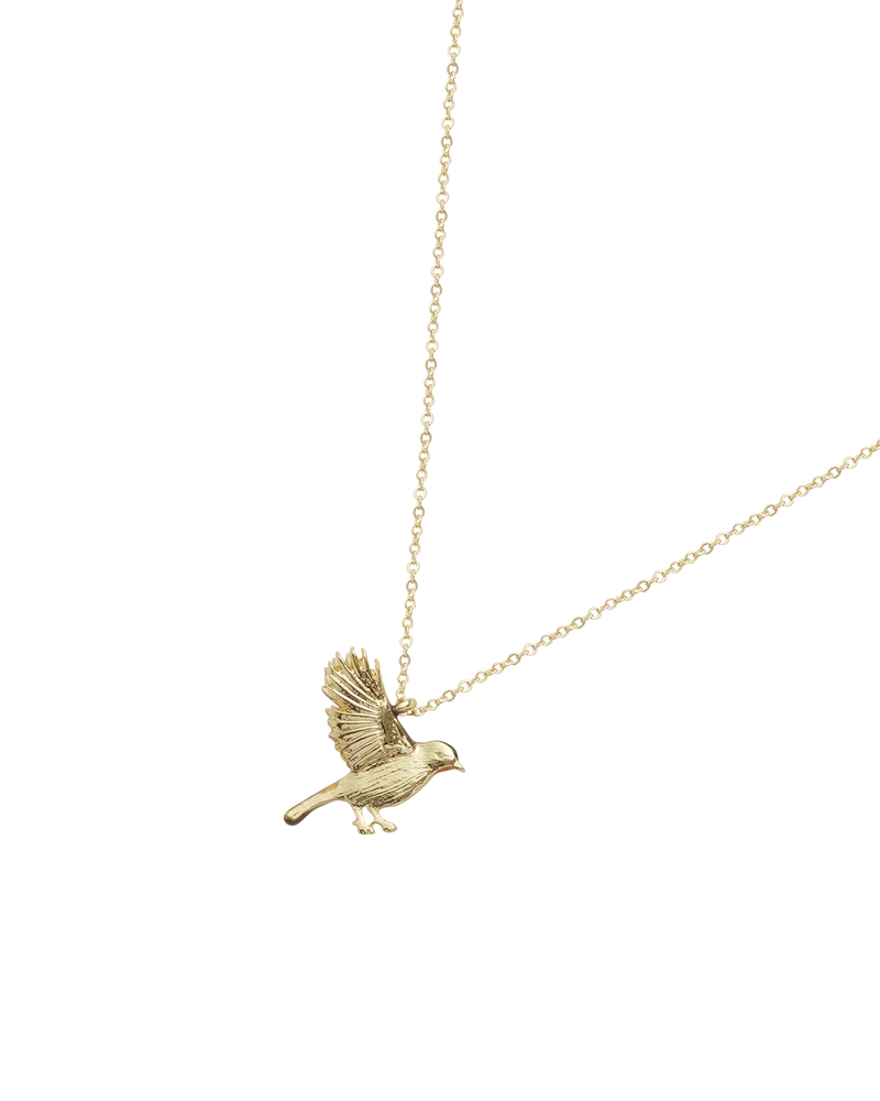 Enamel Robin Necklace