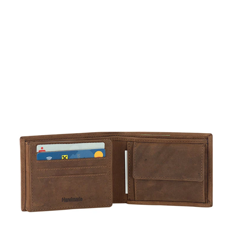 VINTAGE Geldbörse Herren QF aus Leder mit RFID