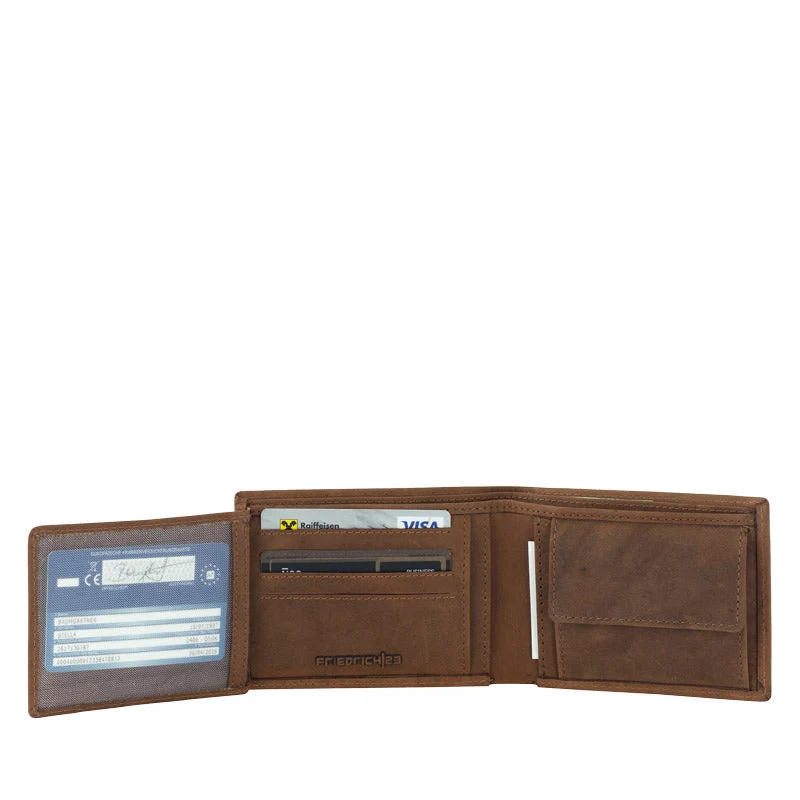 VINTAGE Geldbörse Herren QF aus Leder mit RFID