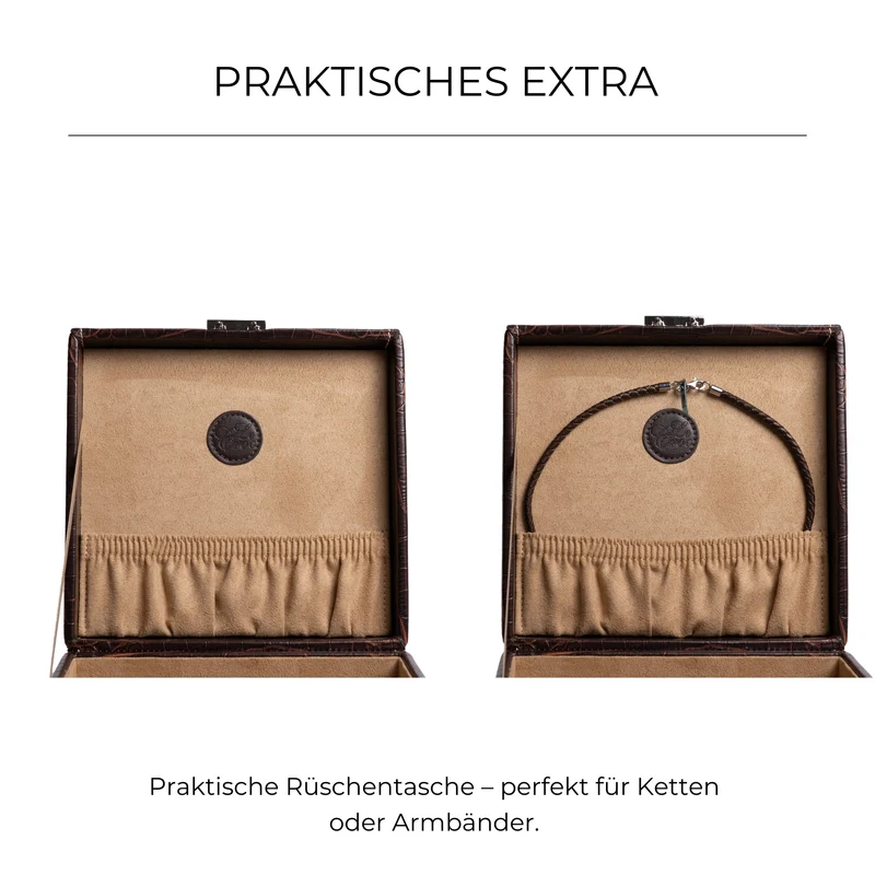 LE CROC Uhrenbox für 6 Uhren