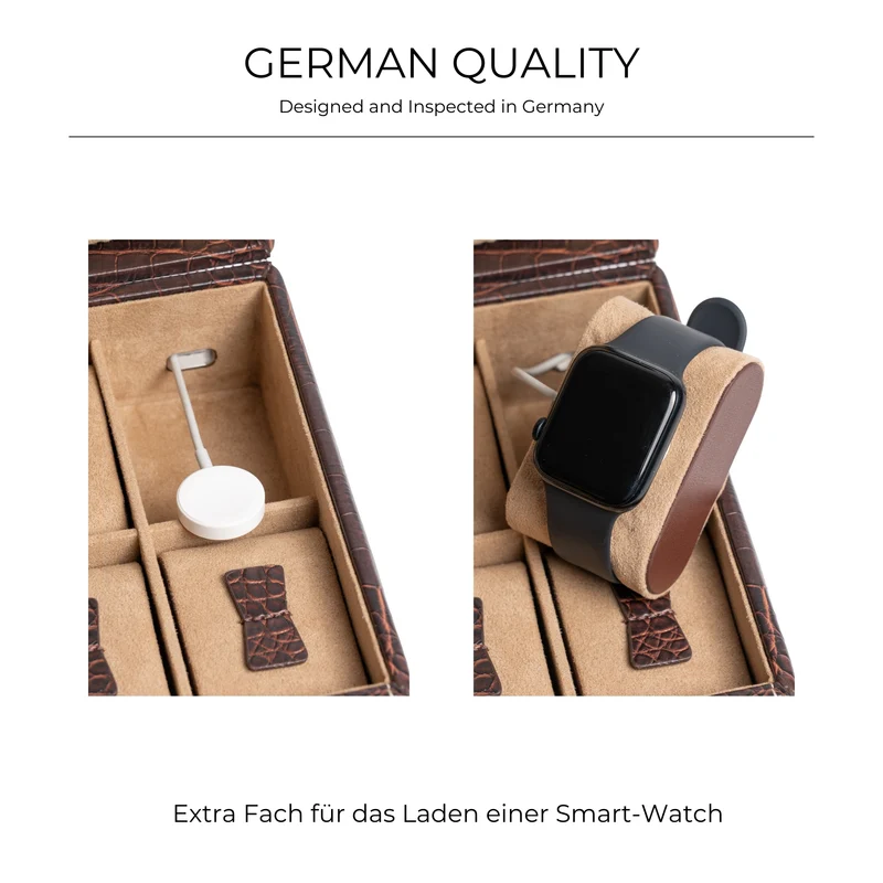 LE CROC Uhrenbox für 6 Uhren