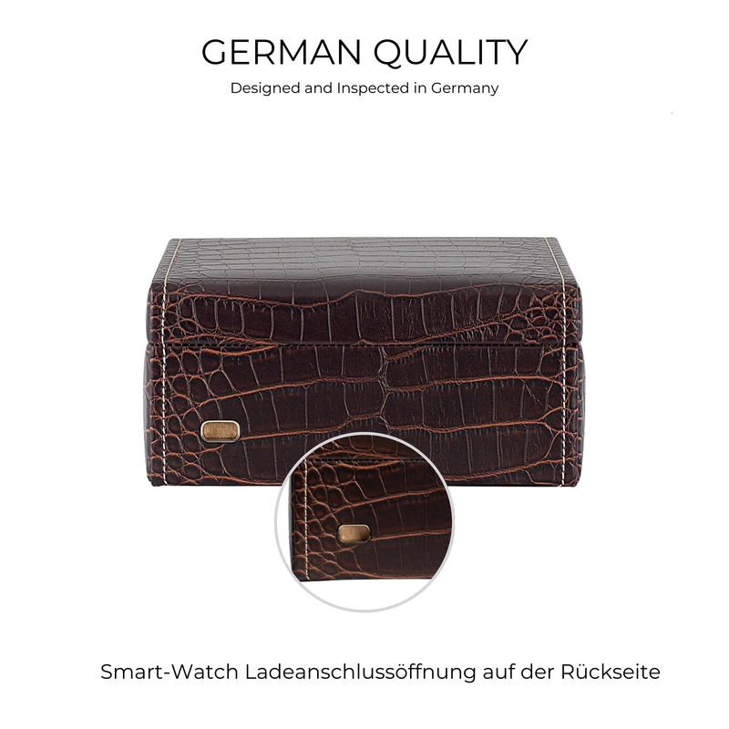 LE CROC Uhrenbox für 6 Uhren