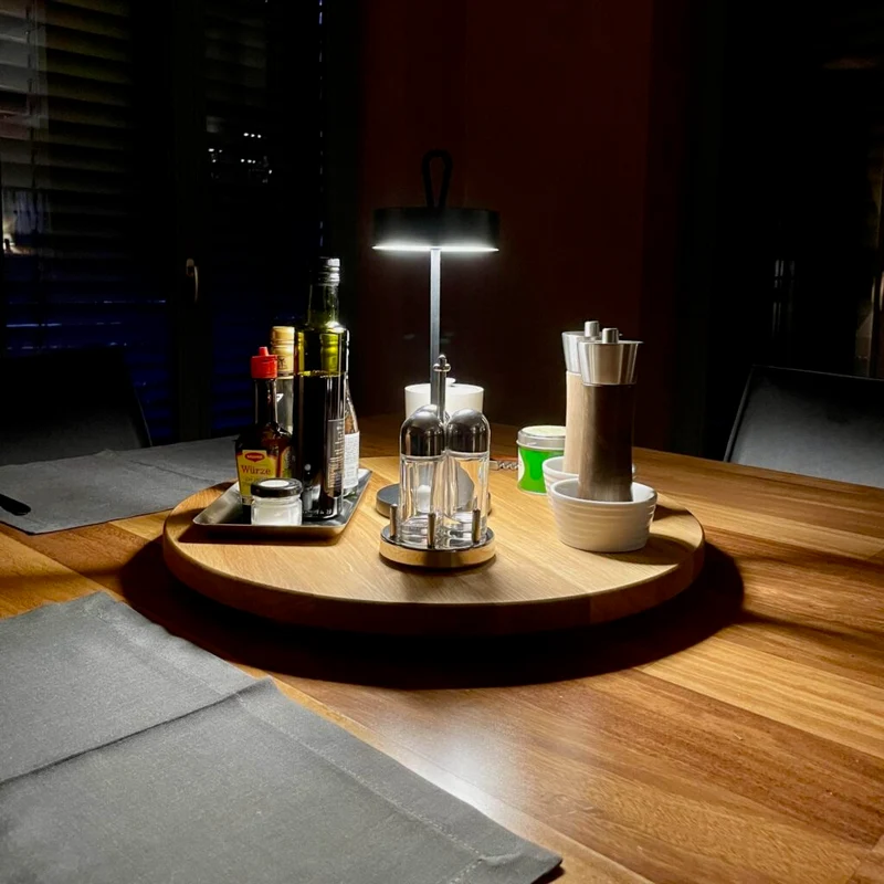 Solid Wood Serving Turntable