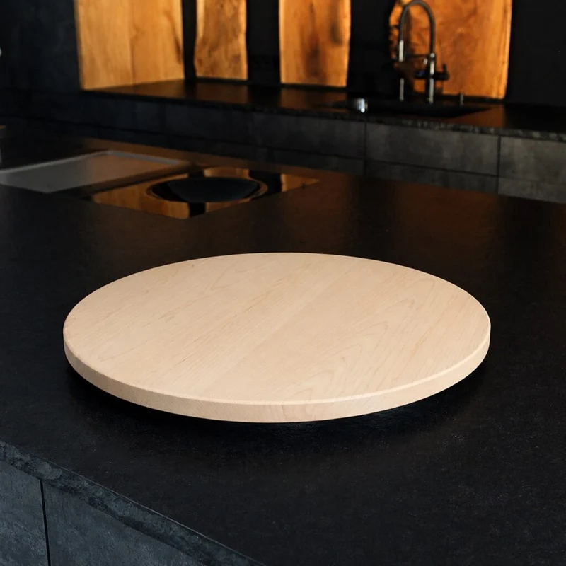 Solid Wood Serving Turntable