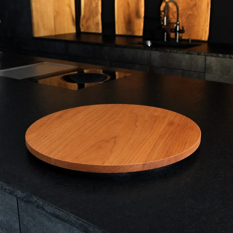 Solid Wood Serving Turntable
