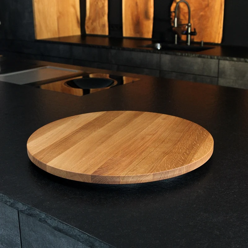 Solid Wood Serving Turntable