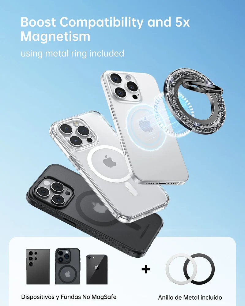 MagSafe Resin Sparkle Single Ring Phone Grip