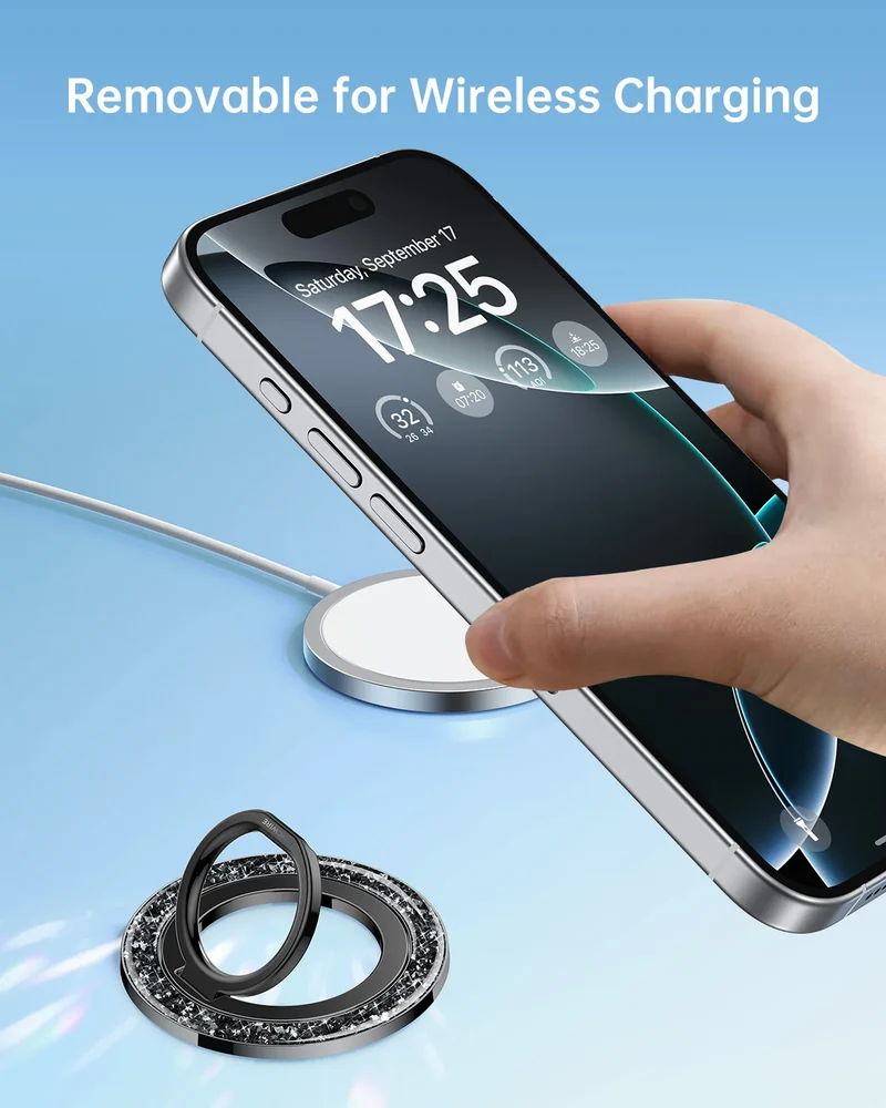 MagSafe Resin Sparkle Single Ring Phone Grip