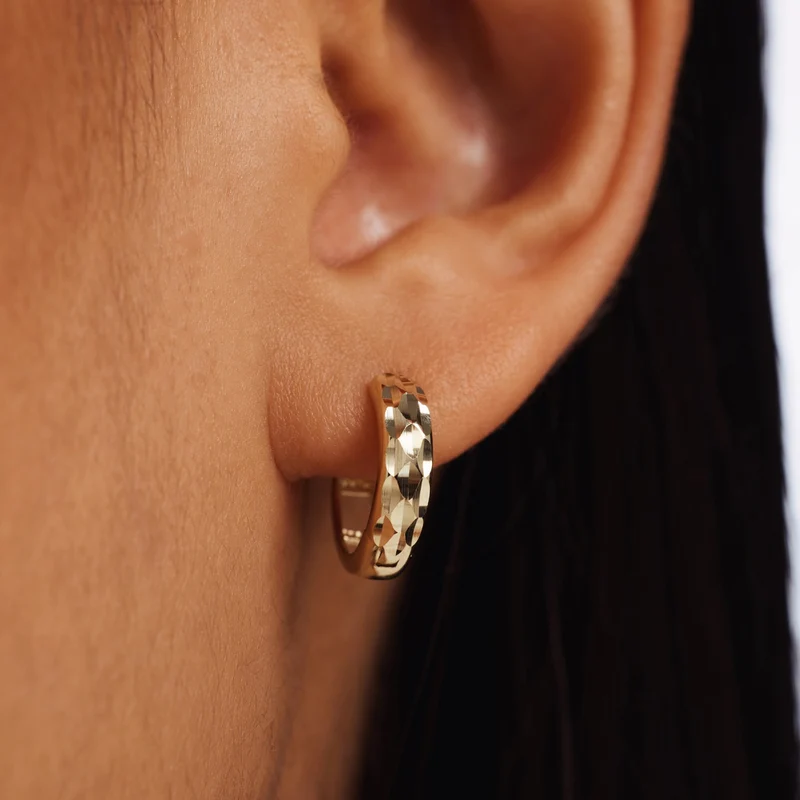 Isabel Bernard Rivoli Laura 14 Karat | Gold Reif-Ohrringe IB360143