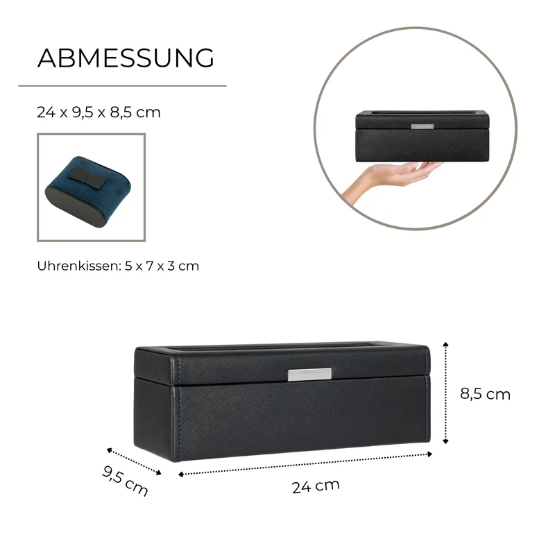 BOND CG Uhrenbox für 4 Uhren
