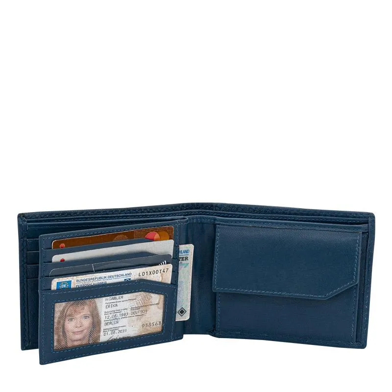 REDFORD Mini Geldbörse aus Leder mit RFID
