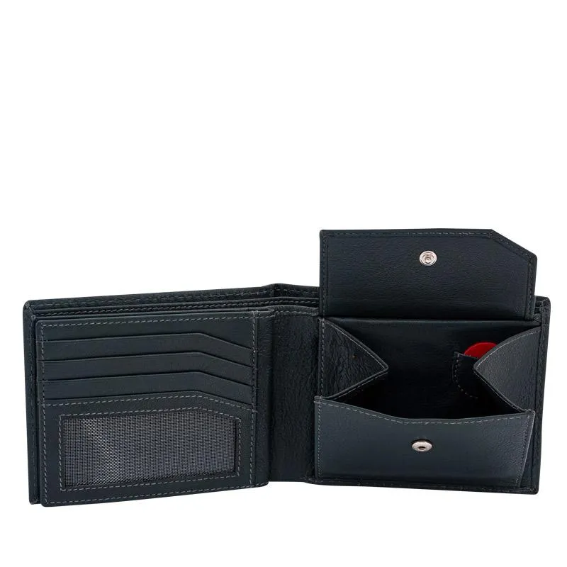 REDFORD Mini Geldbörse aus Leder mit RFID