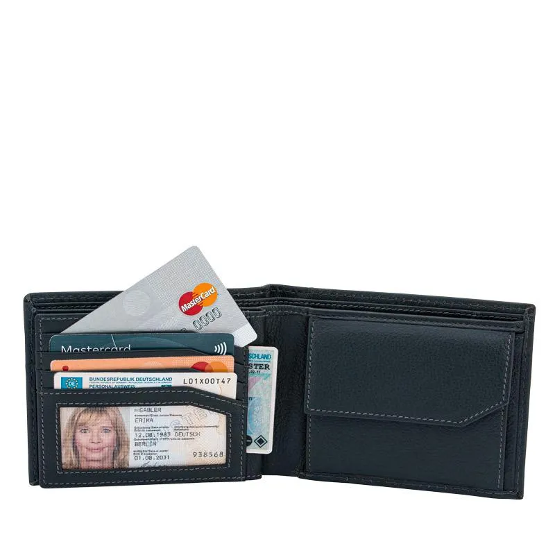 REDFORD Mini Geldbörse aus Leder mit RFID