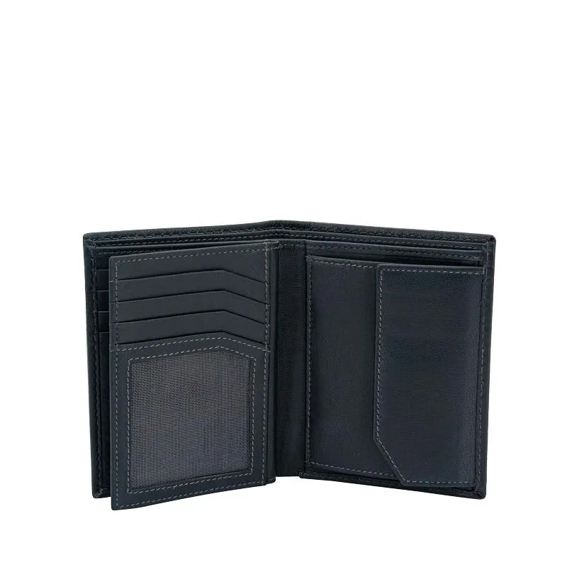 HIGH END Geldbörse HF blue aus Leder mit RFID