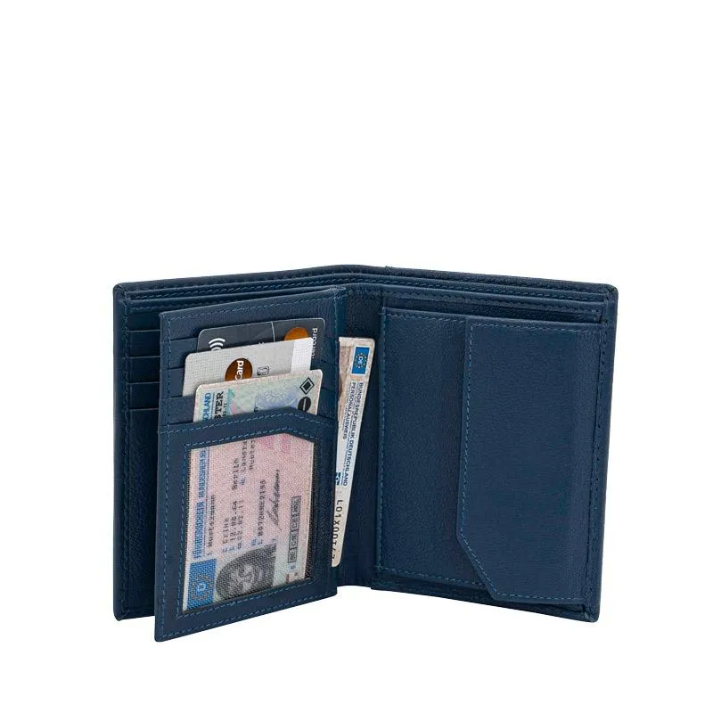 HIGH END Geldbörse HF blue aus Leder mit RFID