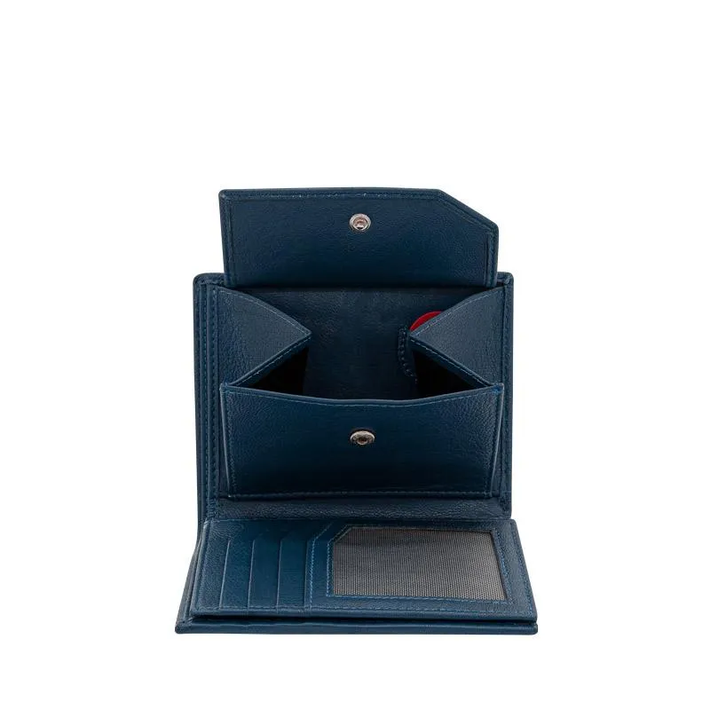 HIGH END Geldbörse HF blue aus Leder mit RFID