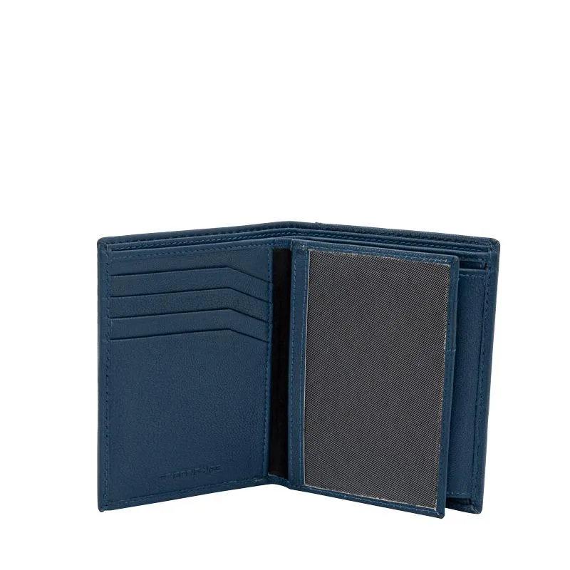 HIGH END Geldbörse HF blue aus Leder mit RFID