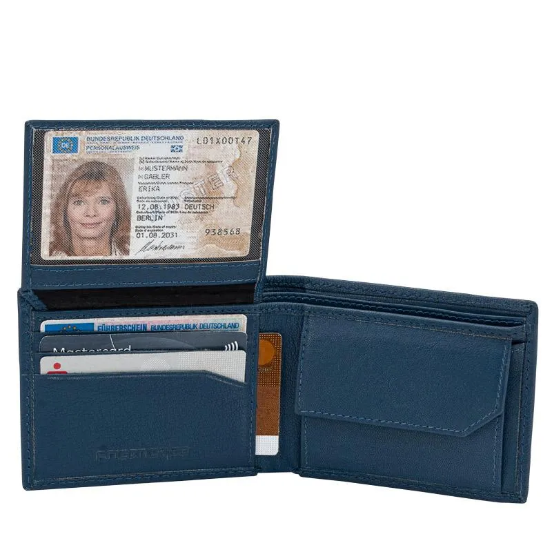 REDFORD Mini Geldbörse aus Leder mit RFID