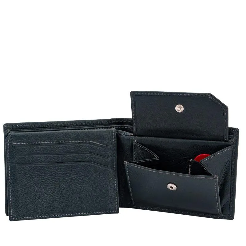 REDFORD Mini Geldbörse aus Leder mit RFID
