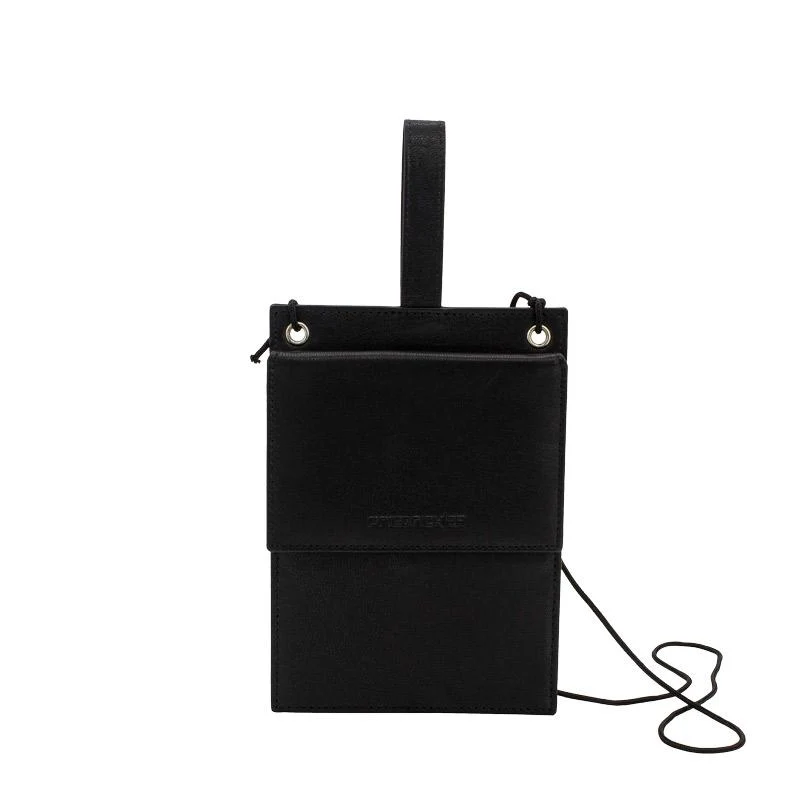 Brustbeutel aus Leder mit RFID & NFC Scanschutz