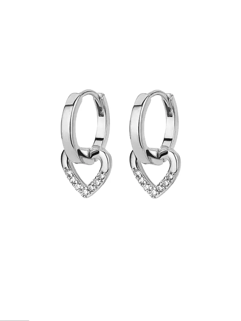Lovely Heart Hoops