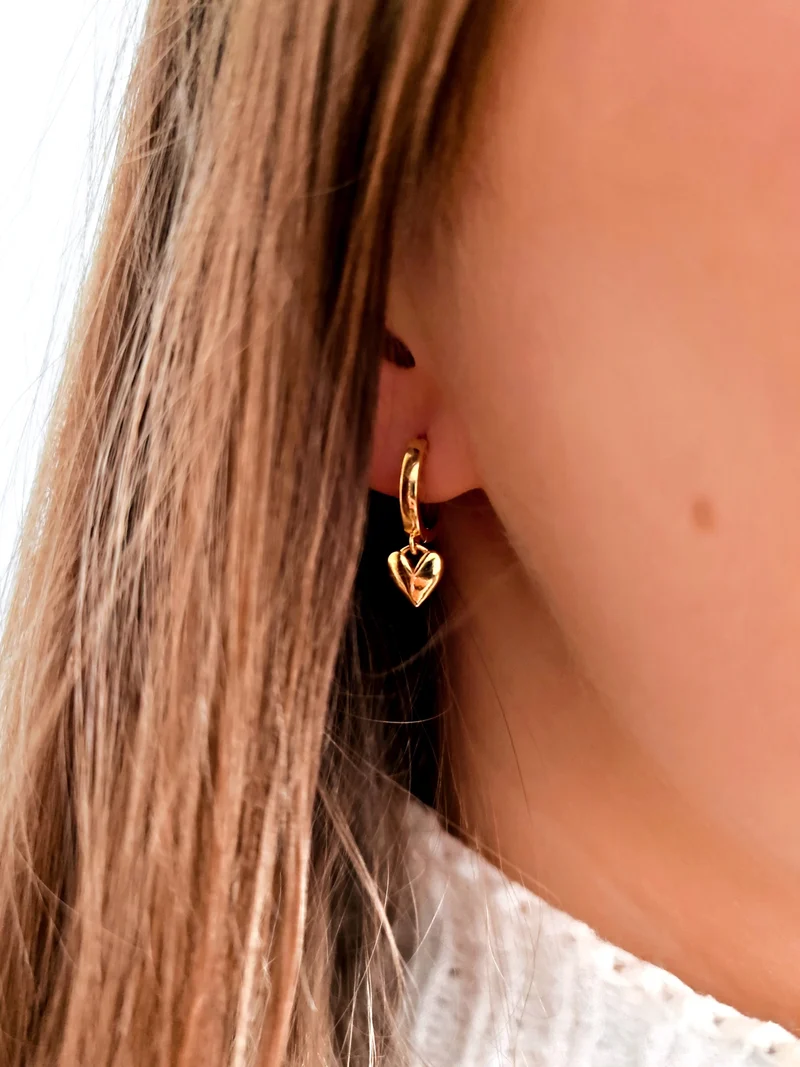 Herz Creolen Hoops