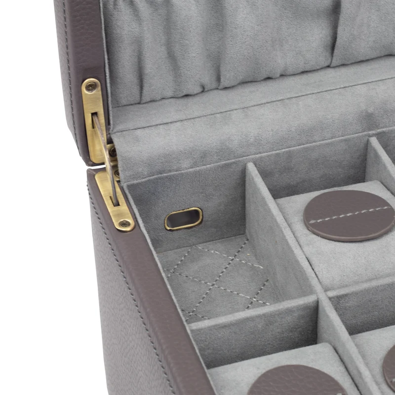 DYNASTY XXL Uhrenbox für 20 Uhren aus Leder