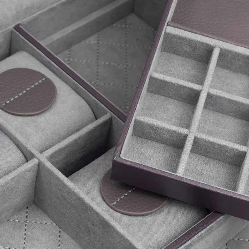 DYNASTY XXL Uhrenbox für 20 Uhren aus Leder