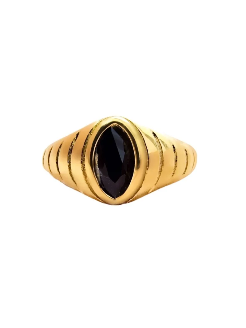 Aura Black Ring
