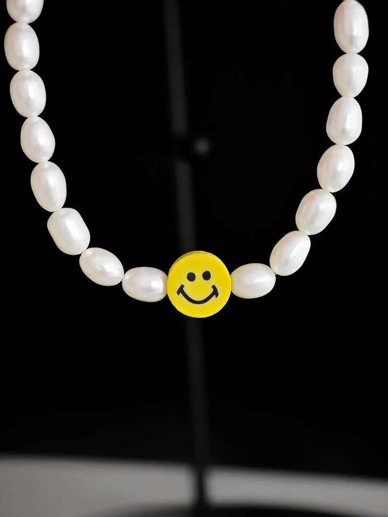 Sunshine Smiley Perlenarmband