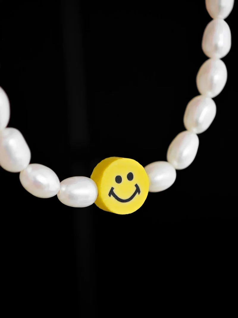 Sunshine Smiley Perlenarmband