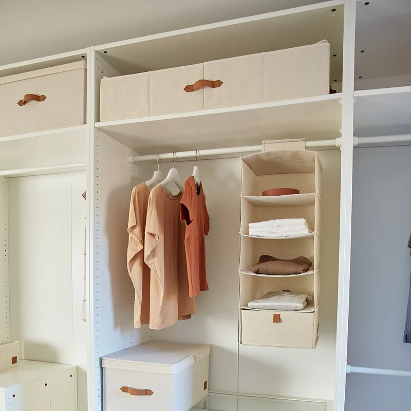 PREMIUM Aufbewahrungsbox Beige - Unterbett-Lagerung