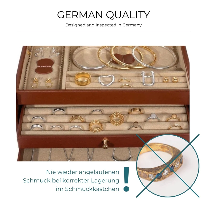 CORDOBA Schmuckkasten aus Leder