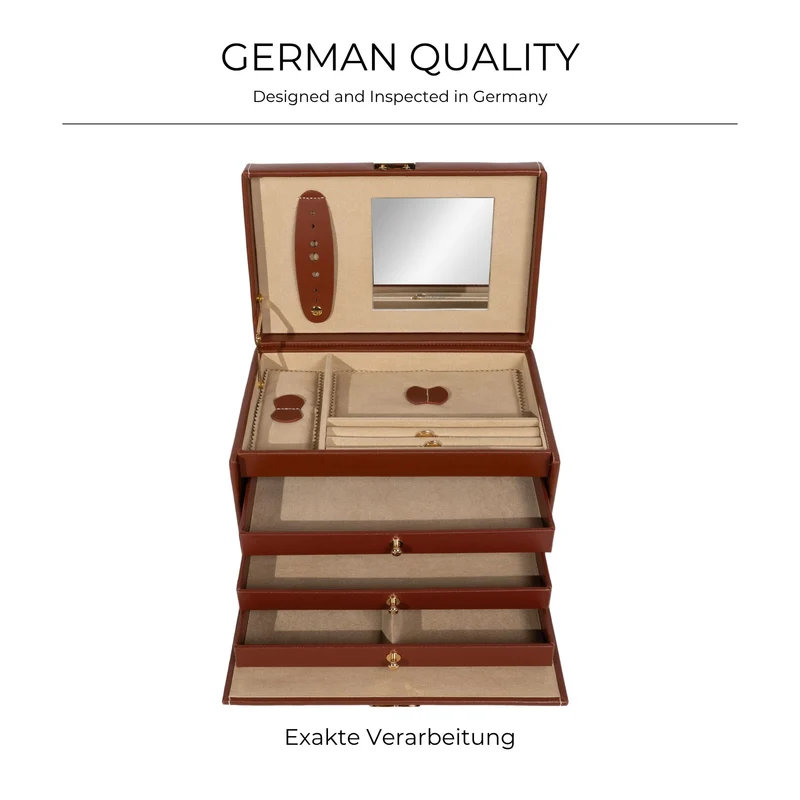 CORDOBA Schmuckkasten aus Leder