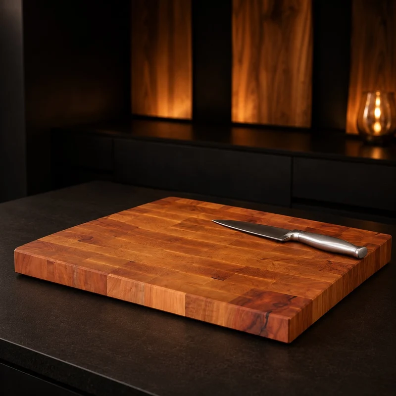 Apple Wood End Grain Cutting Board