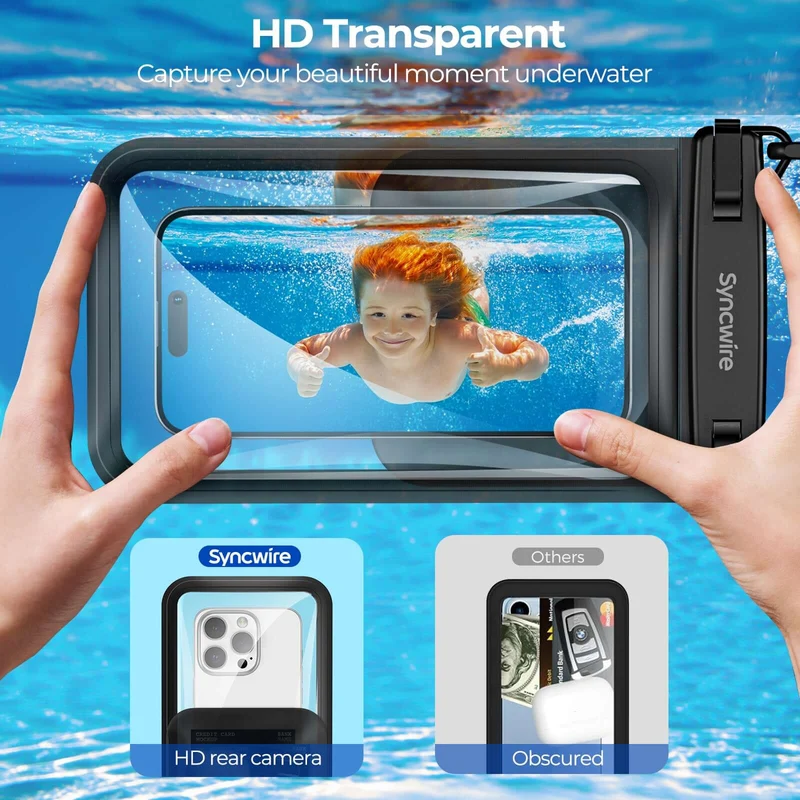Doppelter Raum wasserdichter Telefon beutel