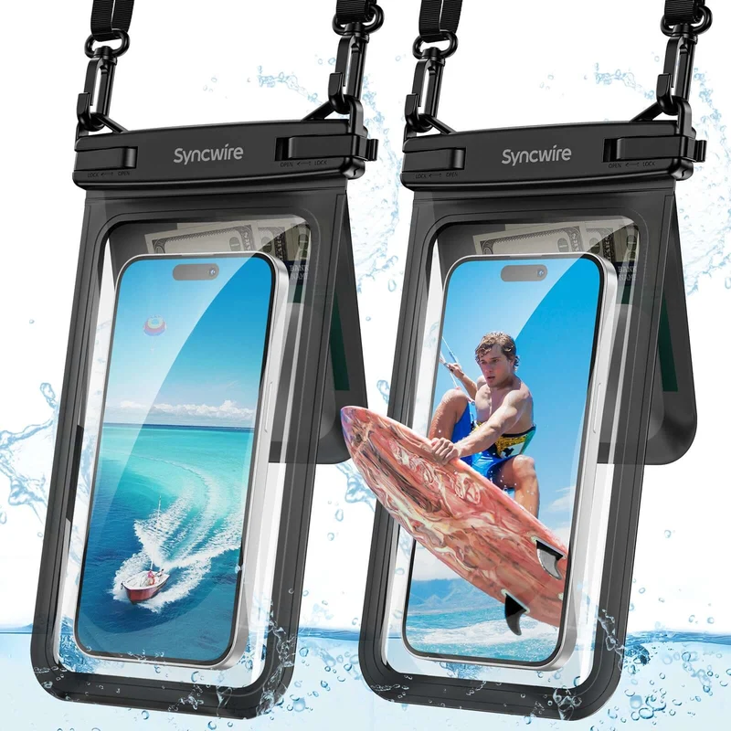 Doppelter Raum wasserdichter Telefon beutel