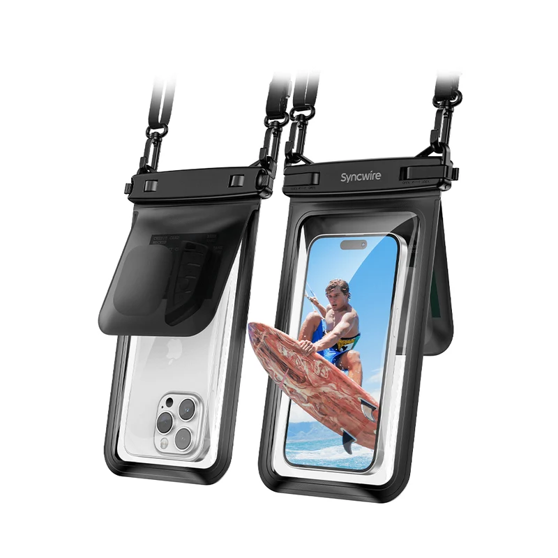Doppelter Raum wasserdichter Telefon beutel
