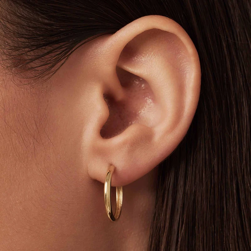 Isabel Bernard Rivoli Morgane 14 Karat Gold Reif-Ohrringe IB360266