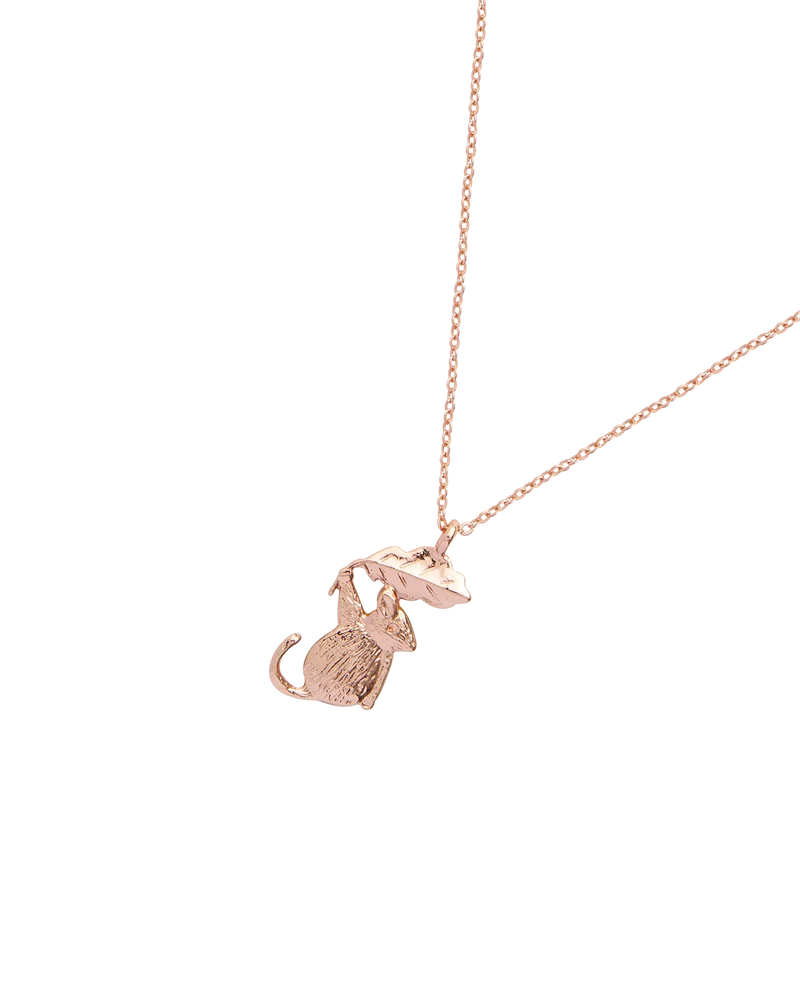 Enamel Dormouse Short Necklace