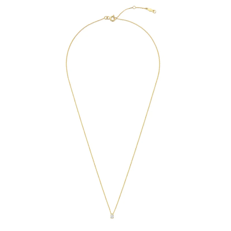 Isabel Bernard De la Paix Eloise 14 karat gold necklace with diamond 0.1 carat IBD350025
