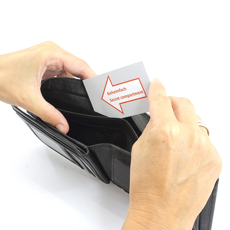 SECRET LINE Geldbörse HF Leder mit RFID