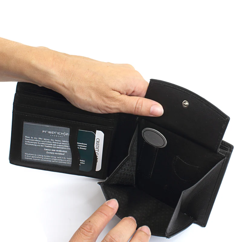 SECRET LINE Geldbörse QF Leder mit RFID